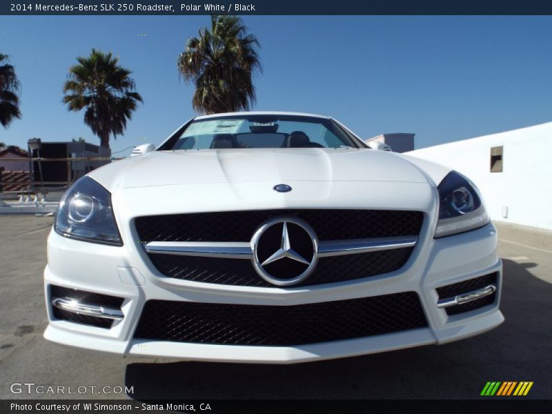 Polar White / Black 2014 Mercedes-Benz SLK 250 Roadster