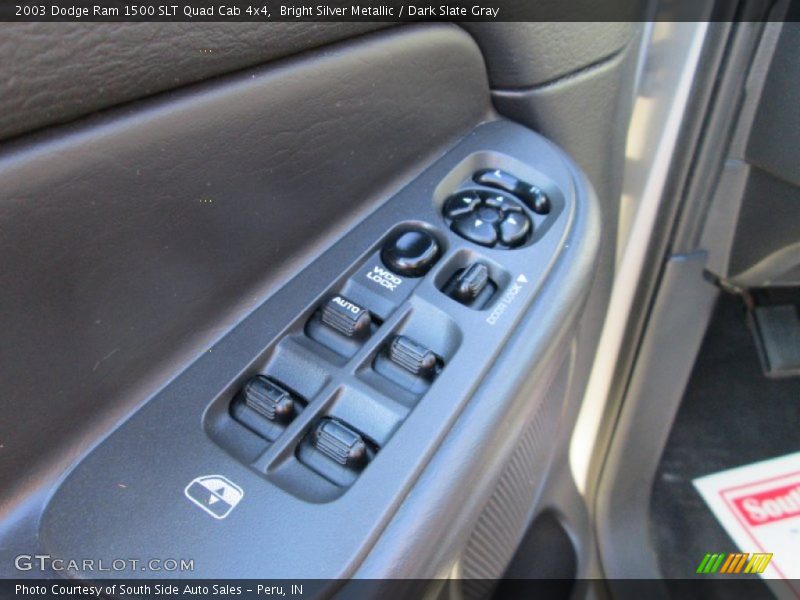 Bright Silver Metallic / Dark Slate Gray 2003 Dodge Ram 1500 SLT Quad Cab 4x4