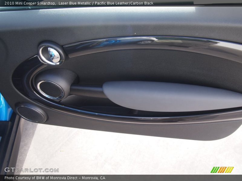 Laser Blue Metallic / Pacific Blue Leather/Carbon Black 2010 Mini Cooper S Hardtop