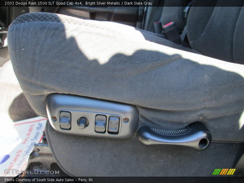 Bright Silver Metallic / Dark Slate Gray 2003 Dodge Ram 1500 SLT Quad Cab 4x4