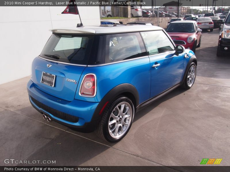 Laser Blue Metallic / Pacific Blue Leather/Carbon Black 2010 Mini Cooper S Hardtop