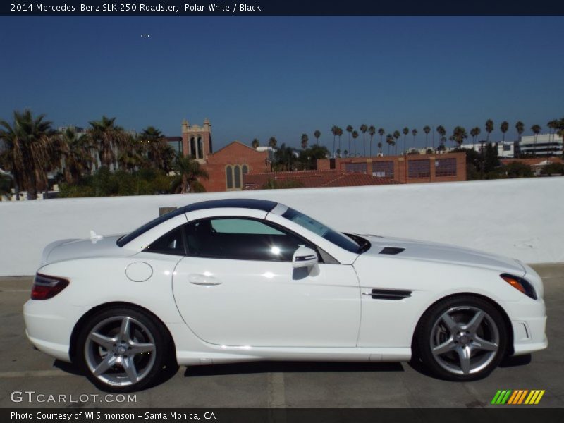 Polar White / Black 2014 Mercedes-Benz SLK 250 Roadster