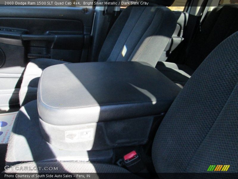 Bright Silver Metallic / Dark Slate Gray 2003 Dodge Ram 1500 SLT Quad Cab 4x4