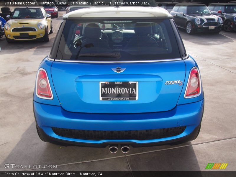 Laser Blue Metallic / Pacific Blue Leather/Carbon Black 2010 Mini Cooper S Hardtop