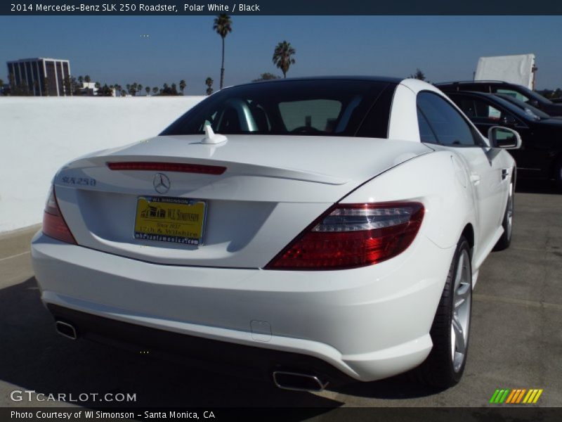 Polar White / Black 2014 Mercedes-Benz SLK 250 Roadster