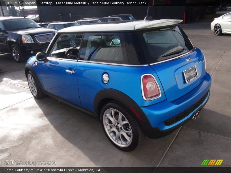 Laser Blue Metallic / Pacific Blue Leather/Carbon Black 2010 Mini Cooper S Hardtop