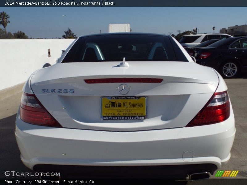 Polar White / Black 2014 Mercedes-Benz SLK 250 Roadster