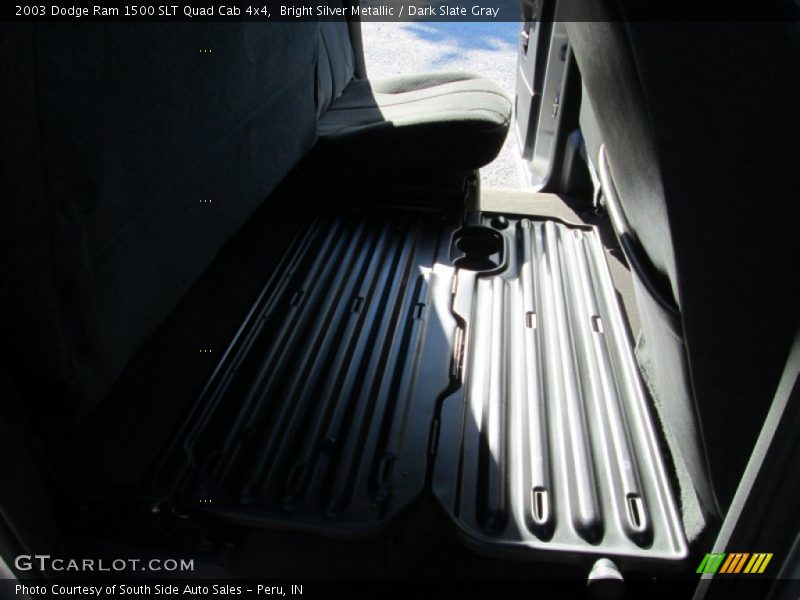 Bright Silver Metallic / Dark Slate Gray 2003 Dodge Ram 1500 SLT Quad Cab 4x4