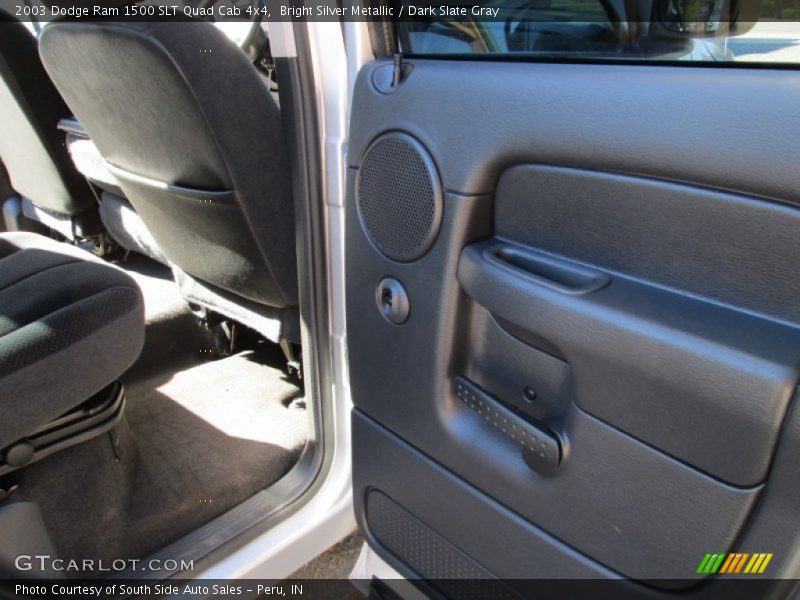 Bright Silver Metallic / Dark Slate Gray 2003 Dodge Ram 1500 SLT Quad Cab 4x4