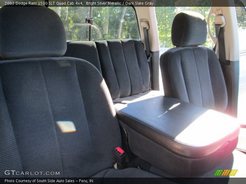 Bright Silver Metallic / Dark Slate Gray 2003 Dodge Ram 1500 SLT Quad Cab 4x4