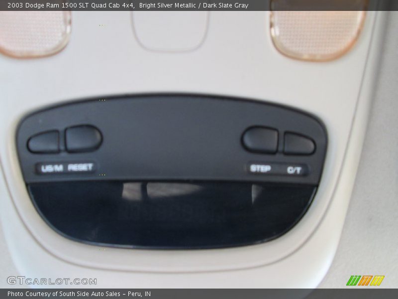 Bright Silver Metallic / Dark Slate Gray 2003 Dodge Ram 1500 SLT Quad Cab 4x4