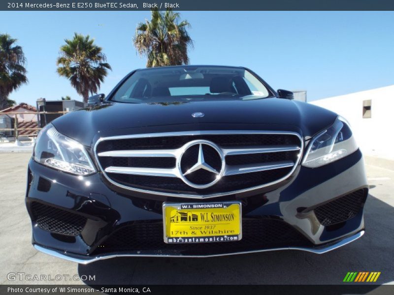 Black / Black 2014 Mercedes-Benz E E250 BlueTEC Sedan