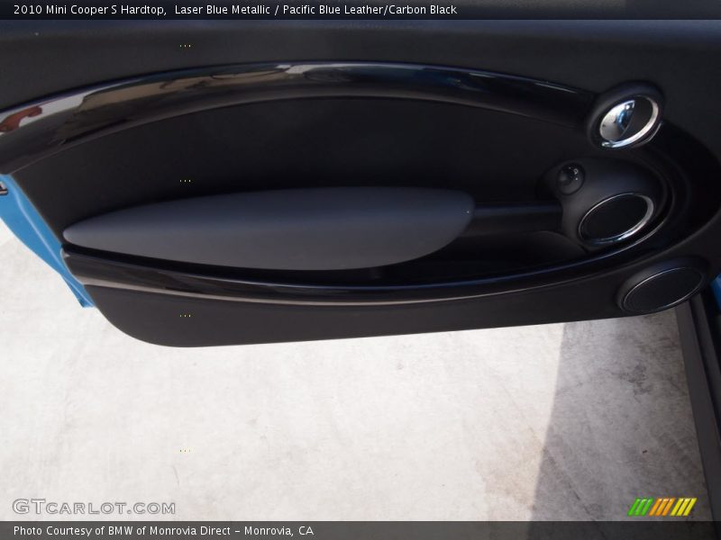 Laser Blue Metallic / Pacific Blue Leather/Carbon Black 2010 Mini Cooper S Hardtop
