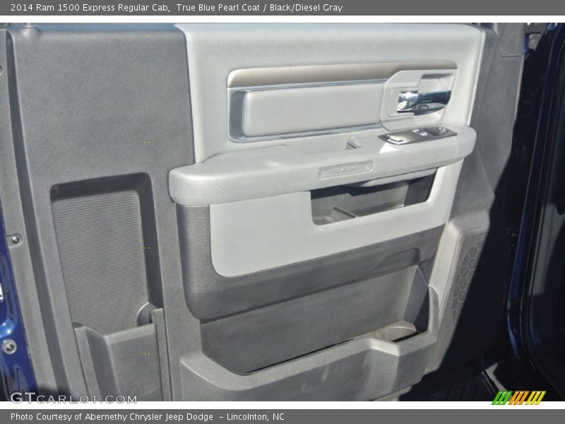True Blue Pearl Coat / Black/Diesel Gray 2014 Ram 1500 Express Regular Cab