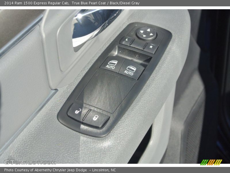 True Blue Pearl Coat / Black/Diesel Gray 2014 Ram 1500 Express Regular Cab