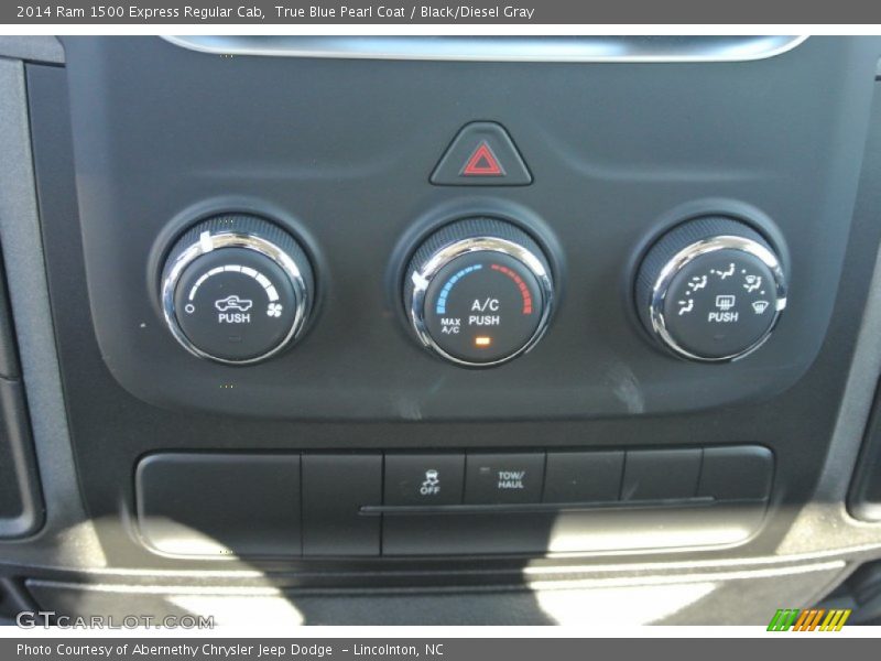 True Blue Pearl Coat / Black/Diesel Gray 2014 Ram 1500 Express Regular Cab