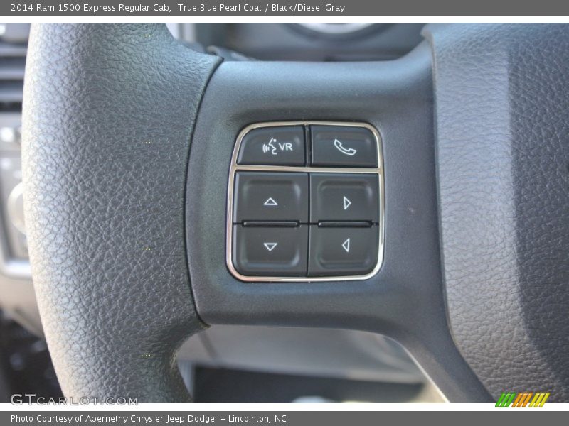 True Blue Pearl Coat / Black/Diesel Gray 2014 Ram 1500 Express Regular Cab