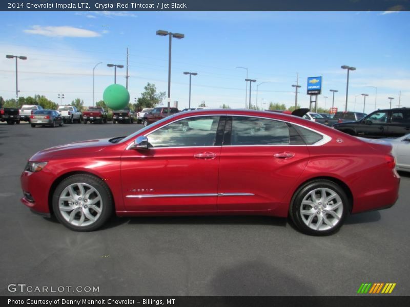 Crystal Red Tintcoat / Jet Black 2014 Chevrolet Impala LTZ