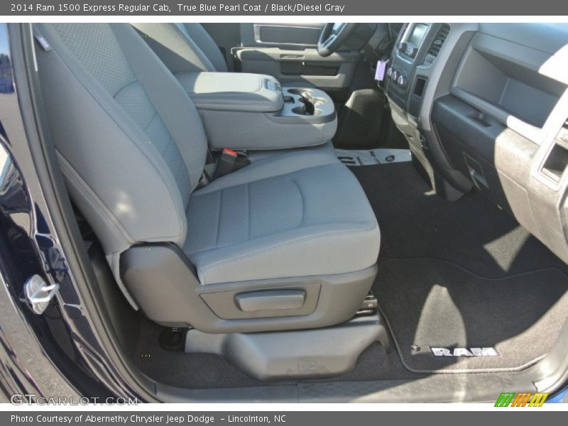 True Blue Pearl Coat / Black/Diesel Gray 2014 Ram 1500 Express Regular Cab