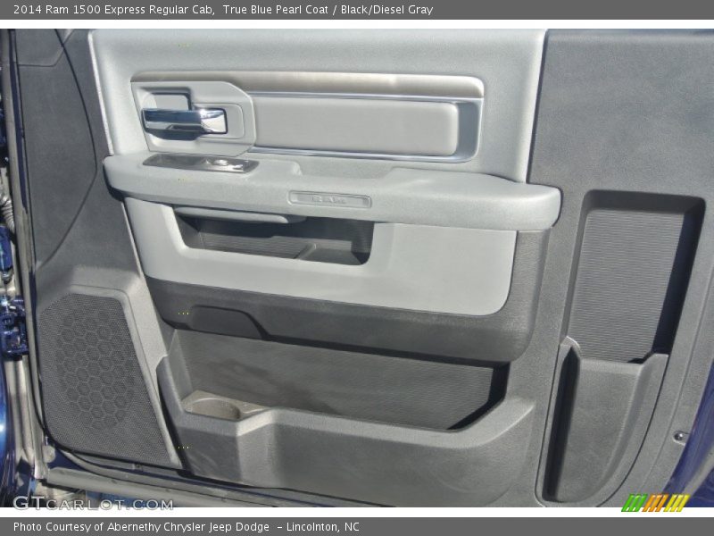 True Blue Pearl Coat / Black/Diesel Gray 2014 Ram 1500 Express Regular Cab