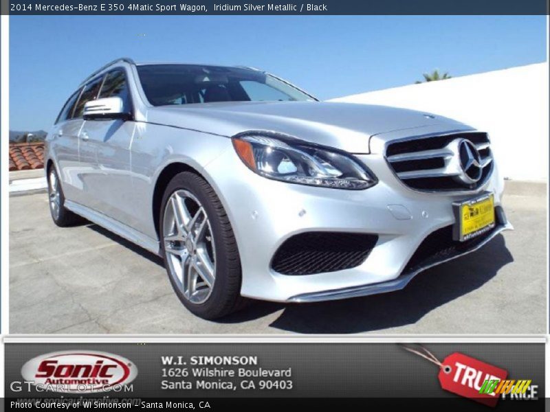 Iridium Silver Metallic / Black 2014 Mercedes-Benz E 350 4Matic Sport Wagon