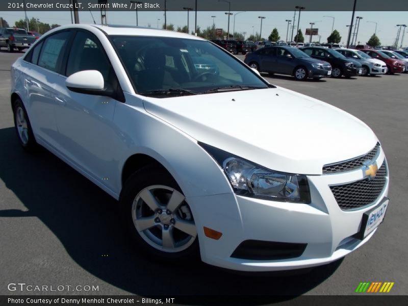 Summit White / Jet Black 2014 Chevrolet Cruze LT