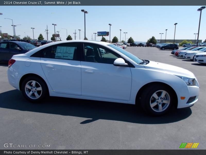 Summit White / Jet Black 2014 Chevrolet Cruze LT