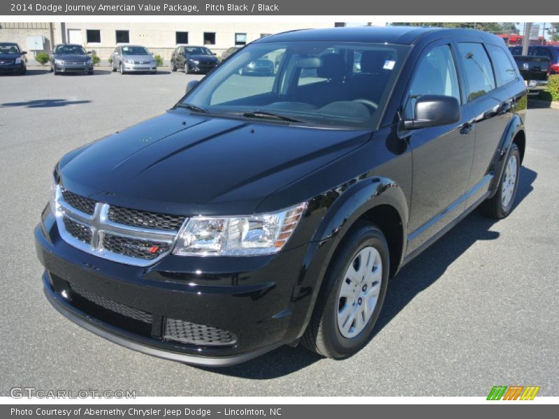 Pitch Black / Black 2014 Dodge Journey Amercian Value Package