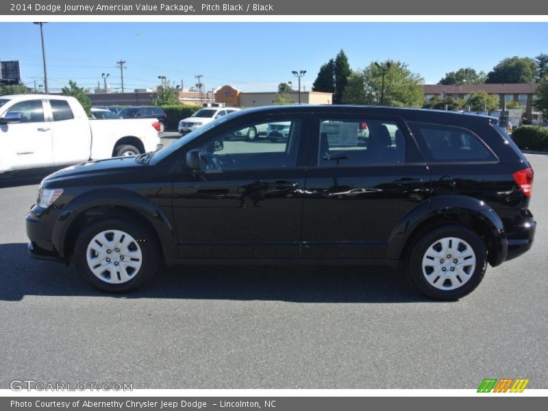 Pitch Black / Black 2014 Dodge Journey Amercian Value Package