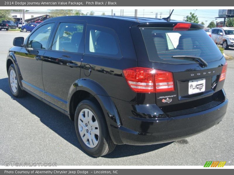 Pitch Black / Black 2014 Dodge Journey Amercian Value Package