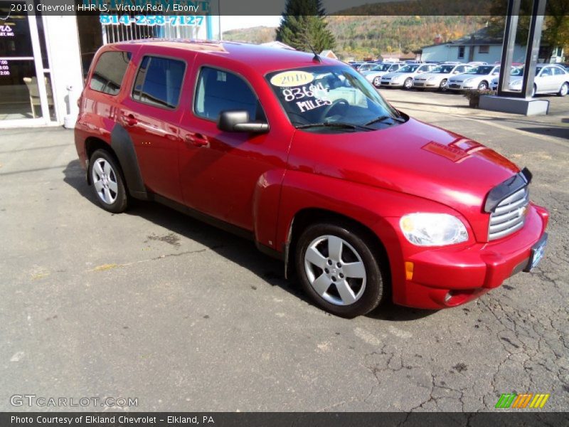 Victory Red / Ebony 2010 Chevrolet HHR LS