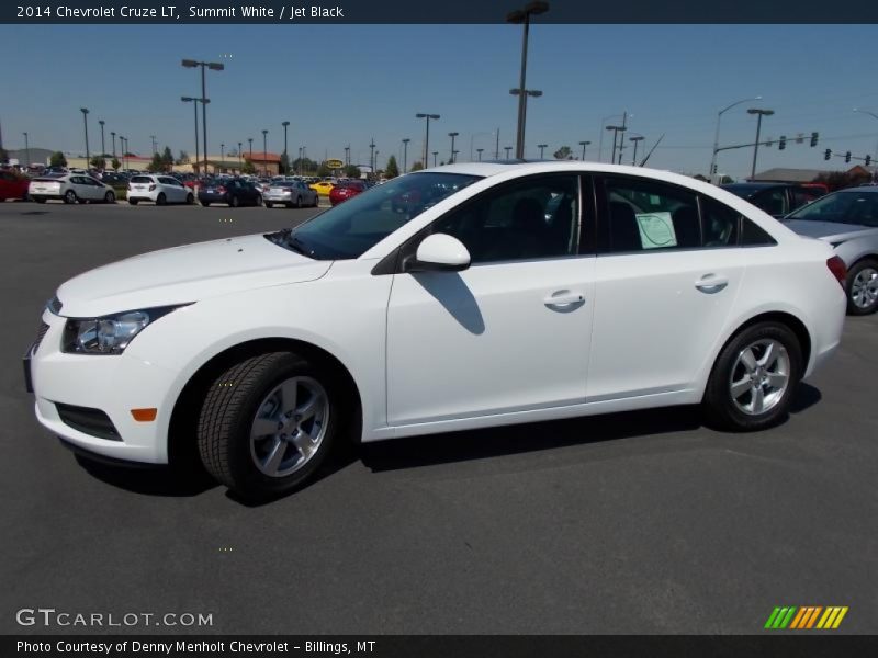 Summit White / Jet Black 2014 Chevrolet Cruze LT