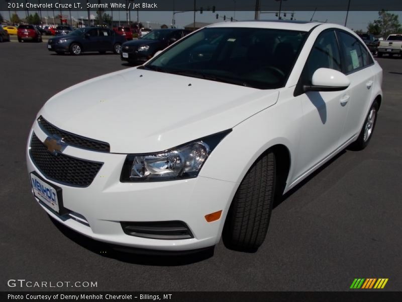 Summit White / Jet Black 2014 Chevrolet Cruze LT