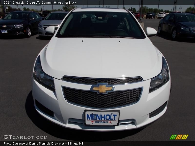 Summit White / Jet Black 2014 Chevrolet Cruze LT