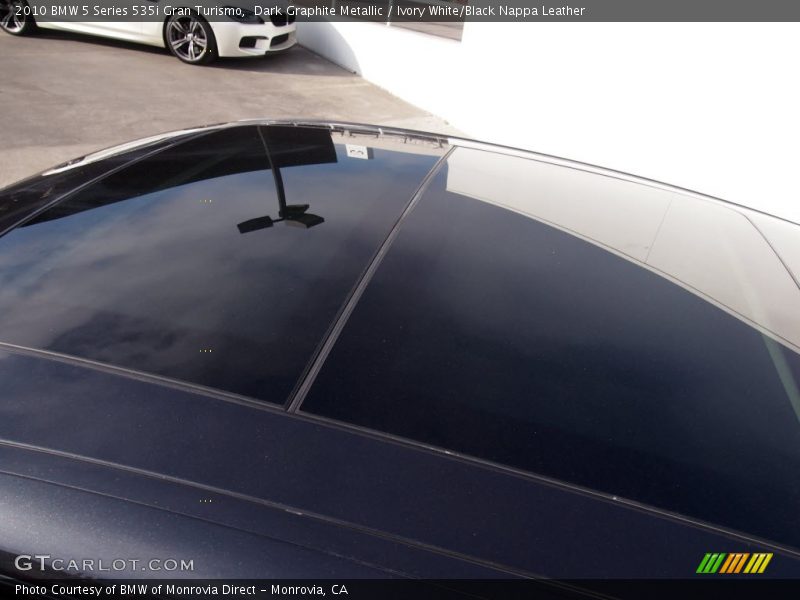 Dark Graphite Metallic / Ivory White/Black Nappa Leather 2010 BMW 5 Series 535i Gran Turismo