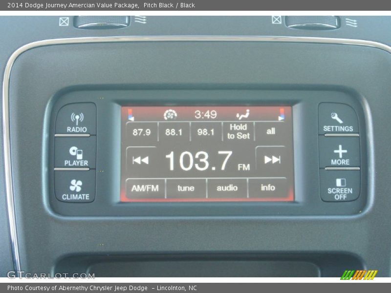 Pitch Black / Black 2014 Dodge Journey Amercian Value Package