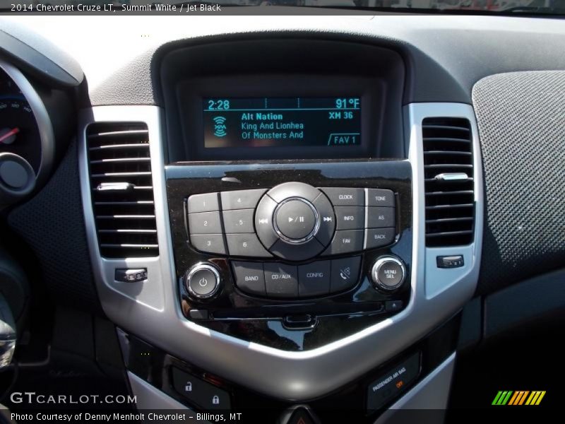 Summit White / Jet Black 2014 Chevrolet Cruze LT