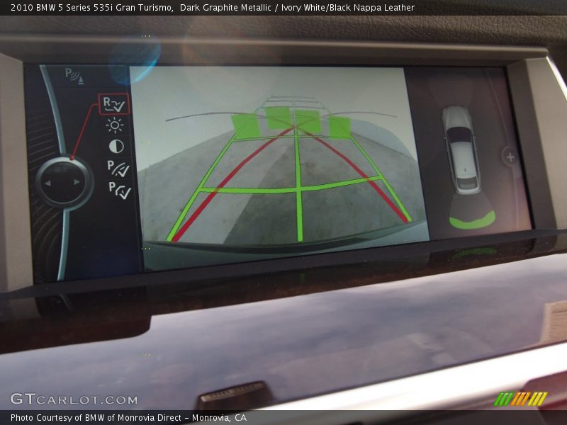 Dark Graphite Metallic / Ivory White/Black Nappa Leather 2010 BMW 5 Series 535i Gran Turismo
