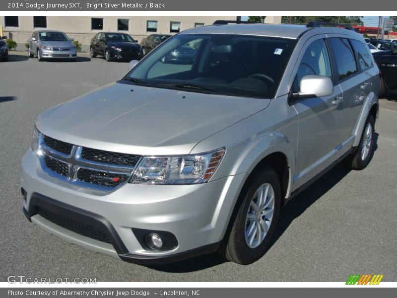 Bright Silver Metallic / Black 2014 Dodge Journey SXT