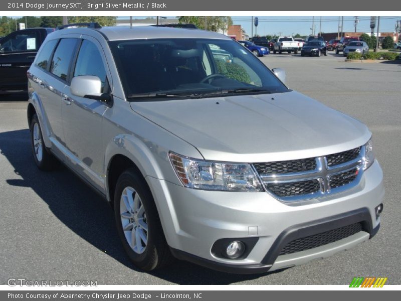 Bright Silver Metallic / Black 2014 Dodge Journey SXT