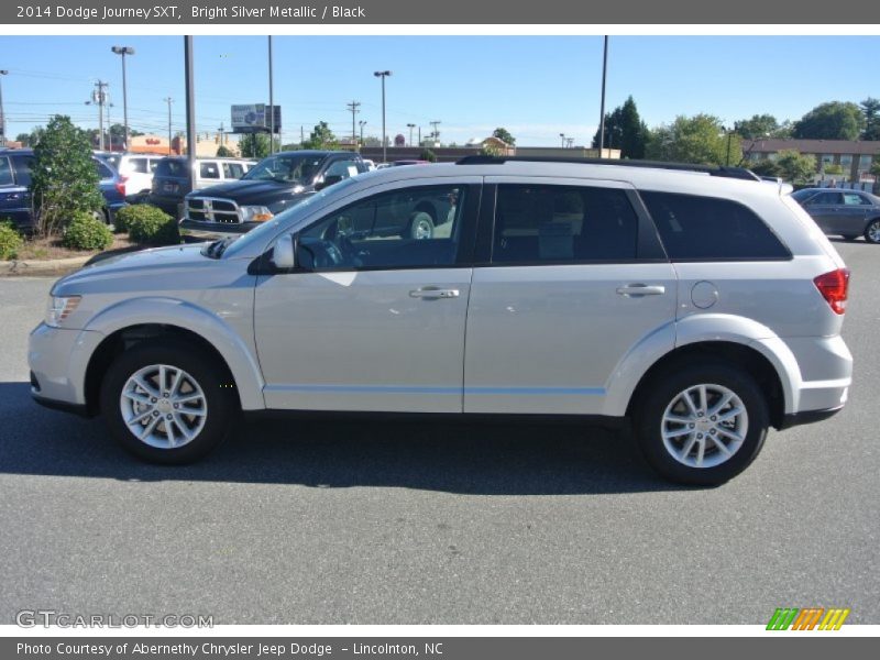 Bright Silver Metallic / Black 2014 Dodge Journey SXT