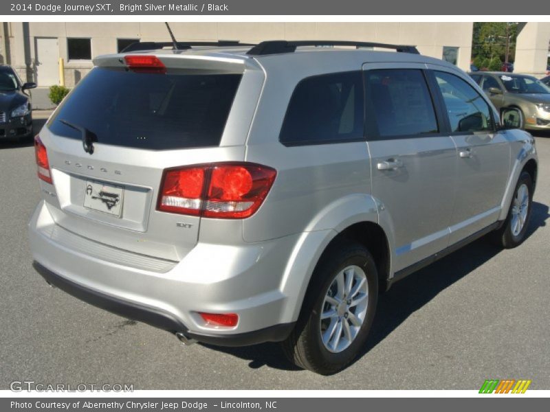 Bright Silver Metallic / Black 2014 Dodge Journey SXT