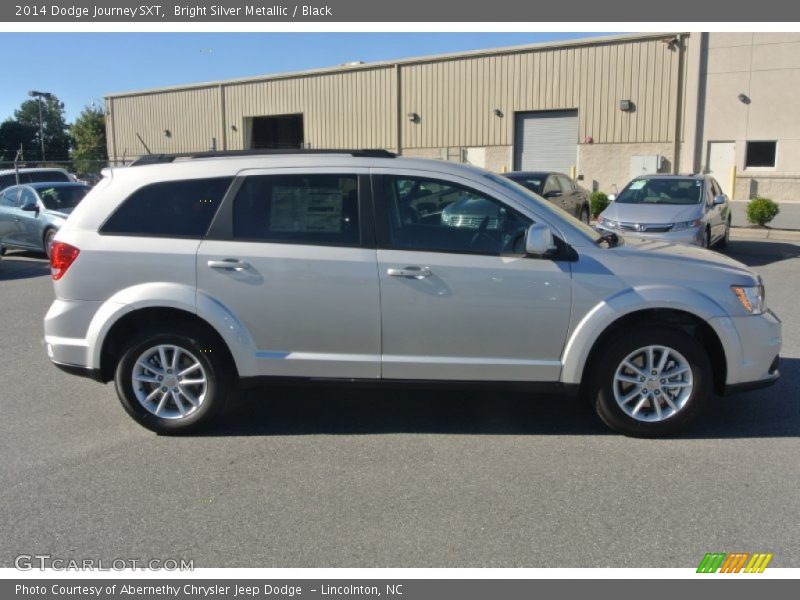 Bright Silver Metallic / Black 2014 Dodge Journey SXT