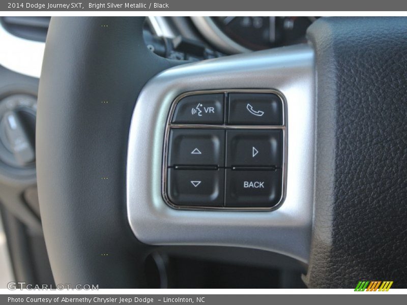 Bright Silver Metallic / Black 2014 Dodge Journey SXT