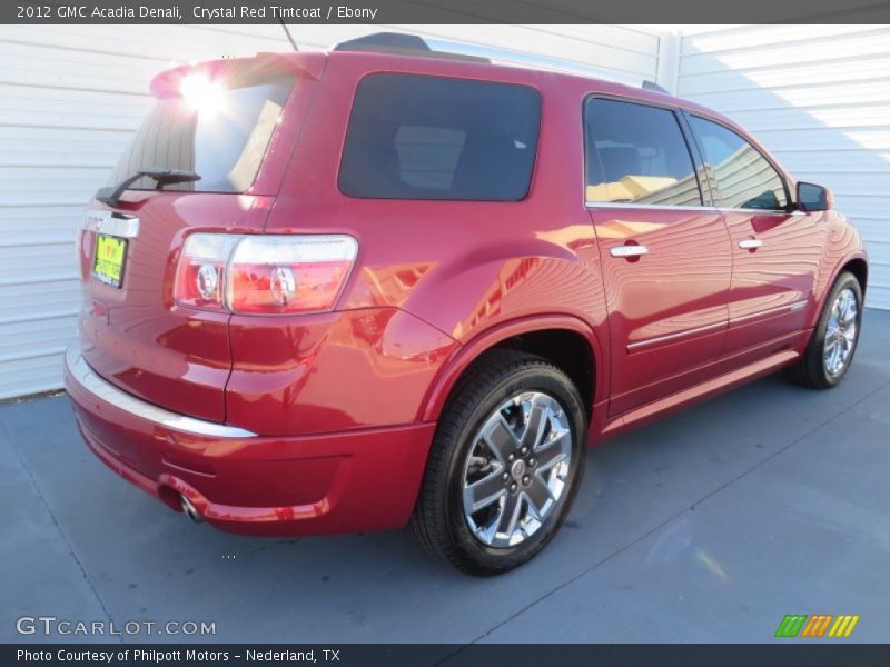 Crystal Red Tintcoat / Ebony 2012 GMC Acadia Denali