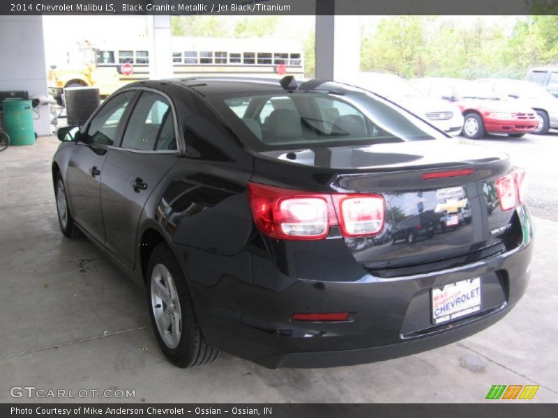 Black Granite Metallic / Jet Black/Titanium 2014 Chevrolet Malibu LS