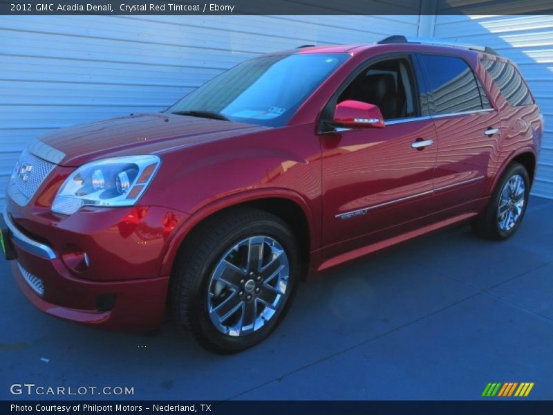 Crystal Red Tintcoat / Ebony 2012 GMC Acadia Denali