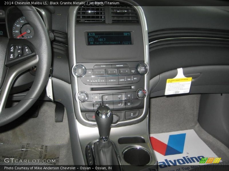 Black Granite Metallic / Jet Black/Titanium 2014 Chevrolet Malibu LS