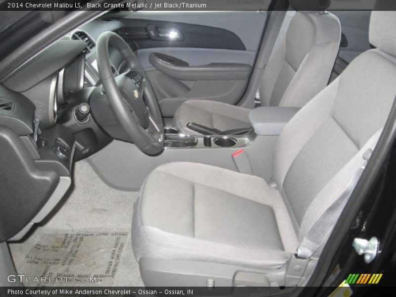 Black Granite Metallic / Jet Black/Titanium 2014 Chevrolet Malibu LS