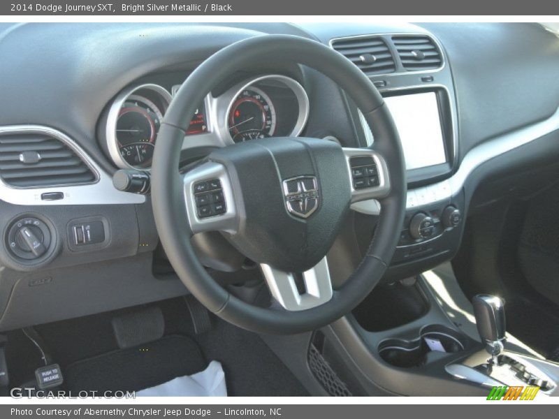 Bright Silver Metallic / Black 2014 Dodge Journey SXT